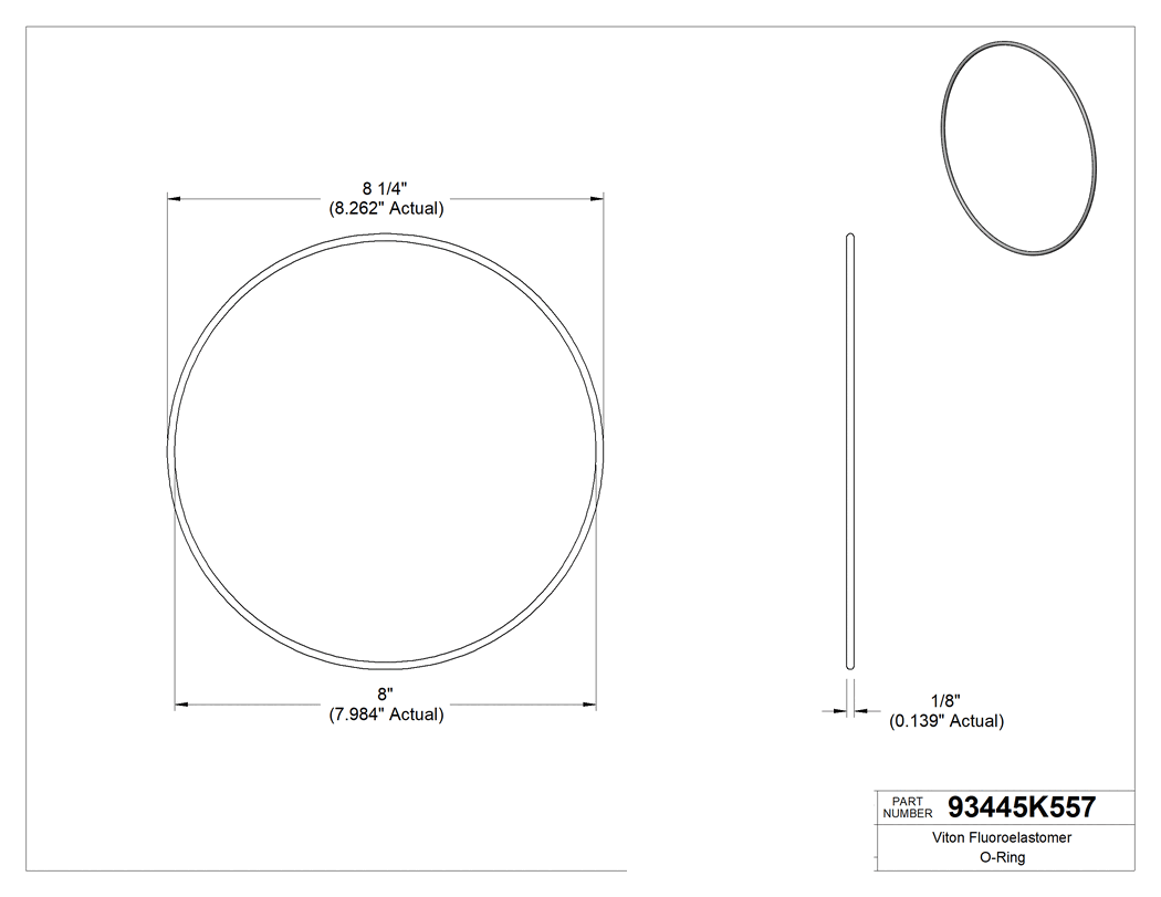 Technical drawing - 93445K557